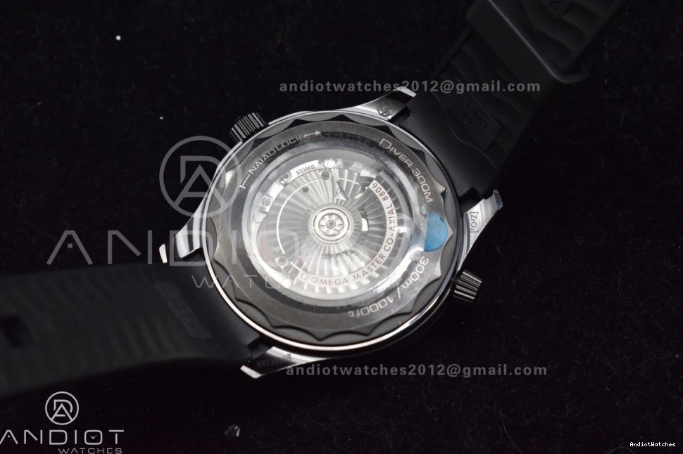 Best Durable Strap 1:1 1066 on 300m Seamaster Black A Dial Black VSF Edition 43.5mm Black Rubber Ceramic 0423